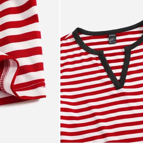 🎉 Sale! NEW! Striped Tee - Picture 3 of 3